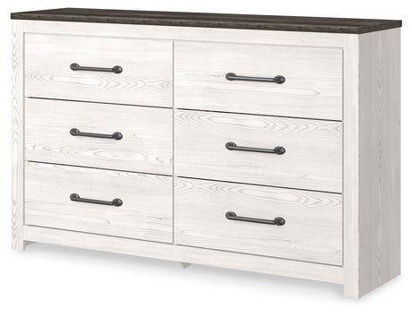 Gerridan White/Gray Queen Panel Bedroom Set with Dresser - Ornate Home