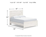 Gerridan White/Gray Queen Panel Bedroom Set with Dresser and 2 Nightstands (Online Special Price) - Ornate Home