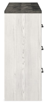 Gerridan White/Gray Queen Panel Bedroom Set with Dresser and 2 Nightstands - Ornate Home