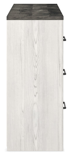 Gerridan White/Gray Queen Panel Bedroom Set with Dresser and 2 Nightstands - Ornate Home