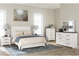 Gerridan White/Gray Queen Panel Bedroom Set with Dresser and Mirror, Chest and Nightstand (Online Special Price) - Ornate Home