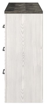 Gerridan White/Gray Queen Panel Bedroom Set with Dresser and Nightstand - Ornate Home