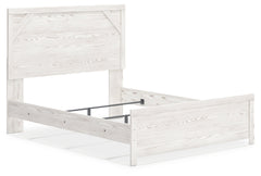 Gerridan White/Gray Queen Panel Bedroom Set with Dresser and Nightstand - Ornate Home