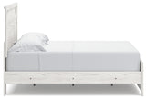 Gerridan White/Gray Queen Panel Bedroom Set with Dresser and Nightstand - Ornate Home