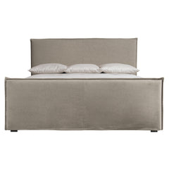 Gerston Espresso King Panel Bed - Ornate Home