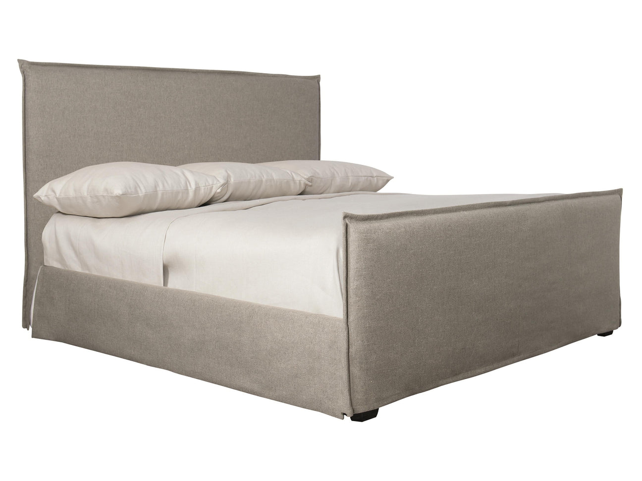 Gerston Grey Fabric Panel King Bed - Ornate Home