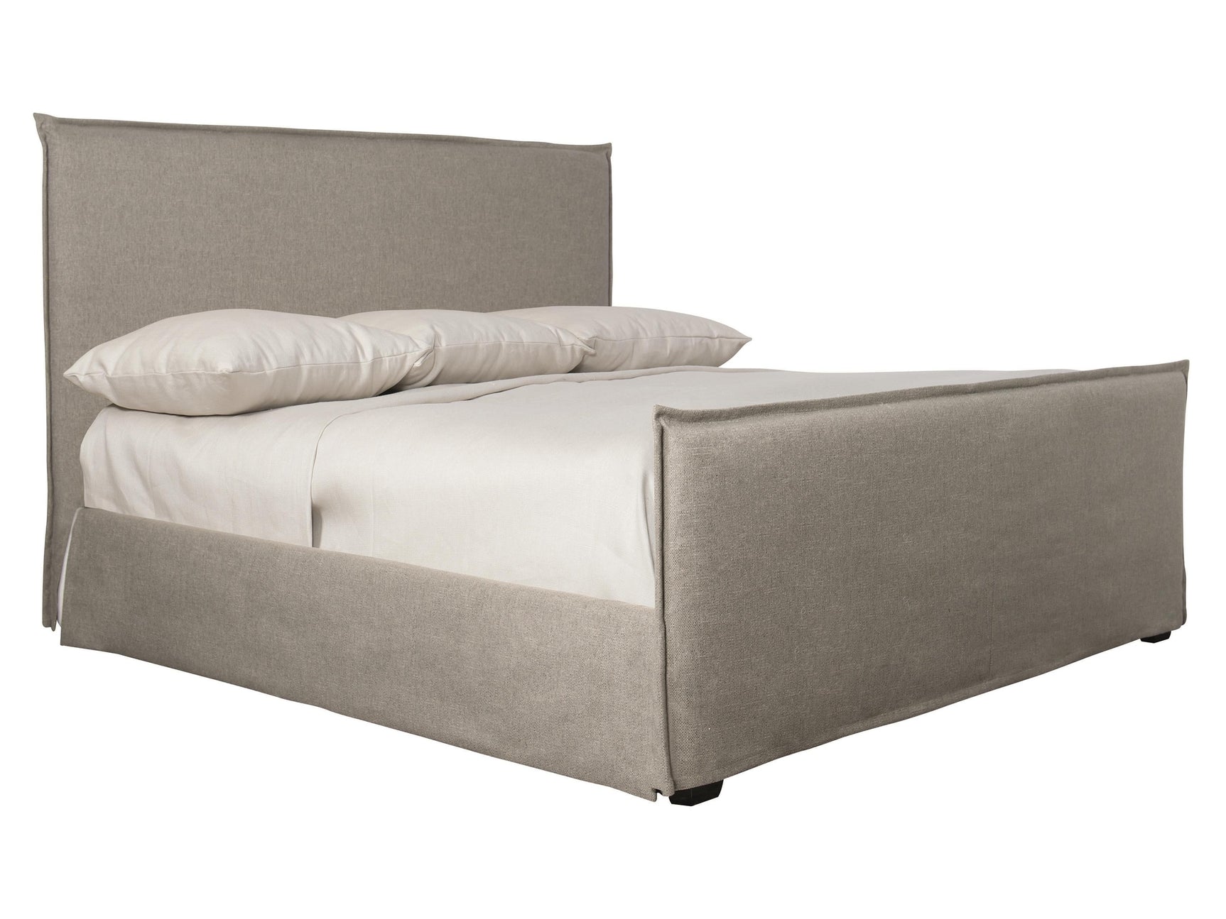 Gerston Grey Fabric Panel King Bed - Ornate Home