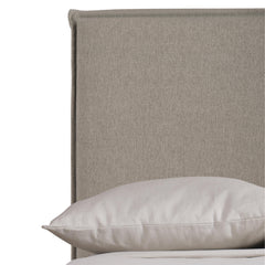 Gerston Grey Fabric Panel King Bed - Ornate Home
