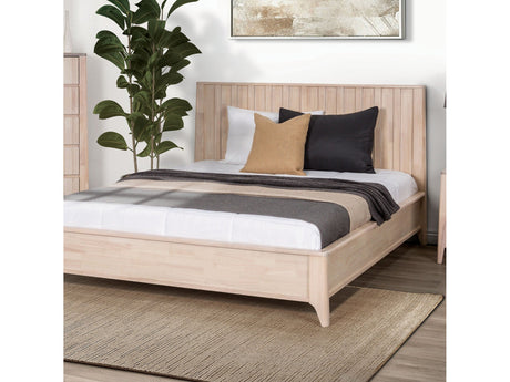 Gervais Whitewash Bed - Ornate Home