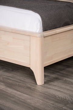 Gervais Whitewash Bed - Ornate Home