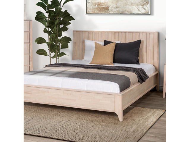 Gervais Whitewash Full Bed - Ornate Home