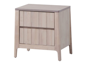 Gervais Whitewash Nightstand - Ornate Home