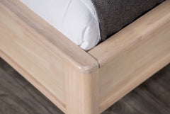 Gervais Whitewash Queen Bed - Ornate Home