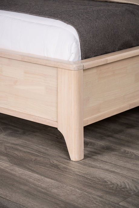 Gervais Whitewash Queen Bed - Ornate Home