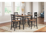 Gesthaven Counter Height Dining Table Room Set (Set of 5) - Ornate Home
