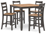 Gesthaven Counter Height Dining Table Room Set (Set of 5) - Ornate Home