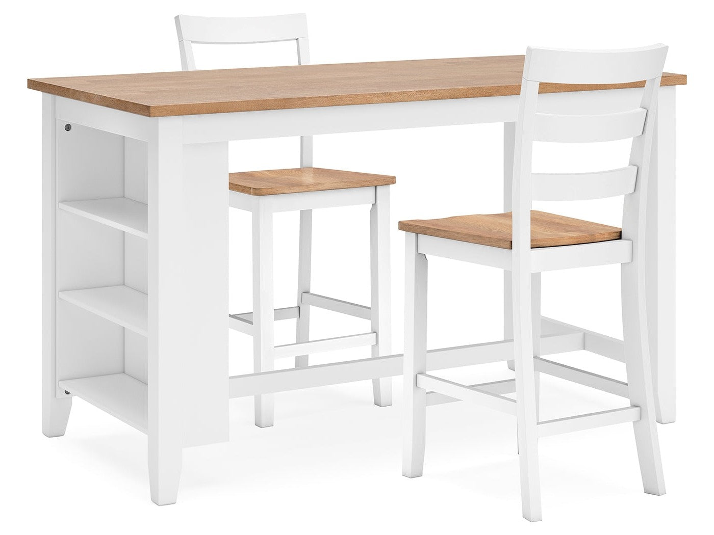 Gesthaven Counter Height Dining Table and 2 Barstools (Online Special Price) - Ornate Home