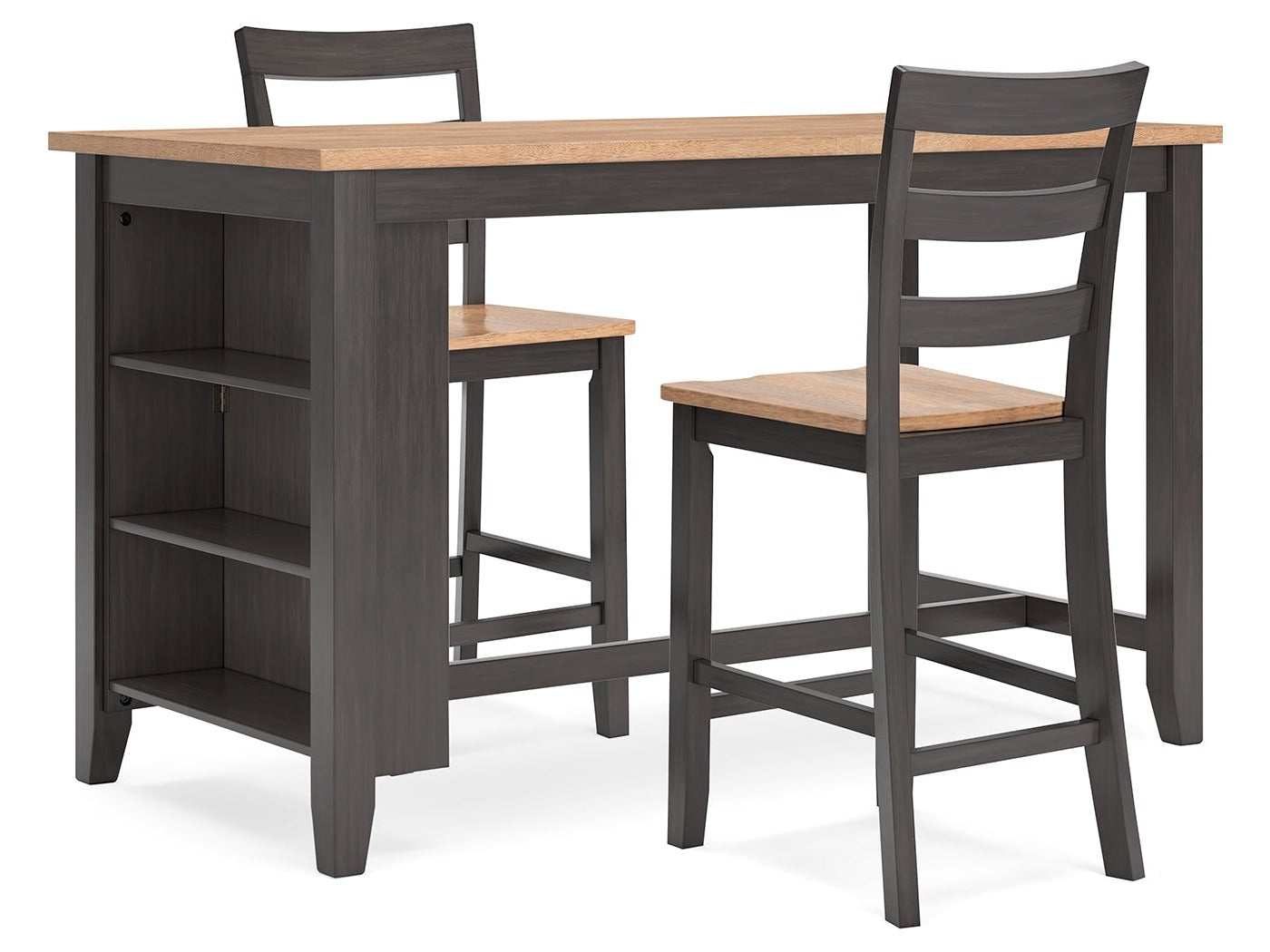 Gesthaven Counter Height Dining Table and 2 Barstools (Online Special Price) - Ornate Home