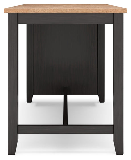 Gesthaven Counter Height Dining Table and 2 Barstools - Ornate Home