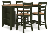 Gesthaven Counter Height Dining Table and 4 Barstools (Online Special Price) - Ornate Home
