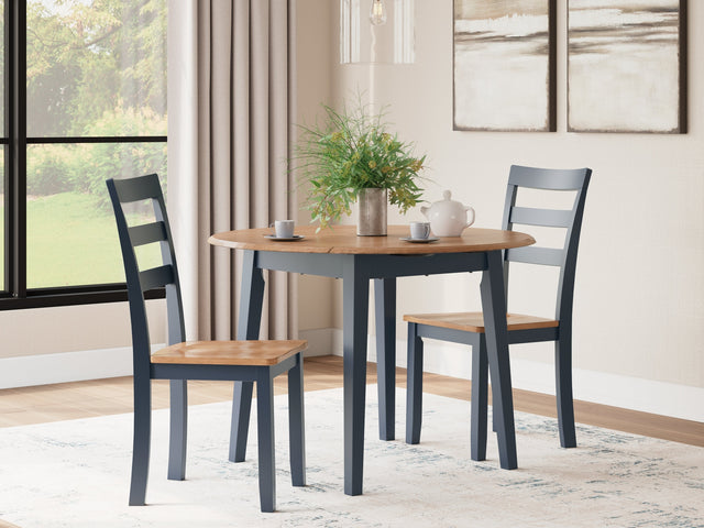 Gesthaven Dining Table and 2 Chairs (Online Special Price) - Ornate Home