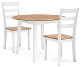 Gesthaven Dining Table and 2 Chairs (Online Special Price) - Ornate Home