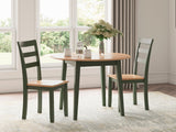 Gesthaven Dining Table and 2 Chairs - Ornate Home