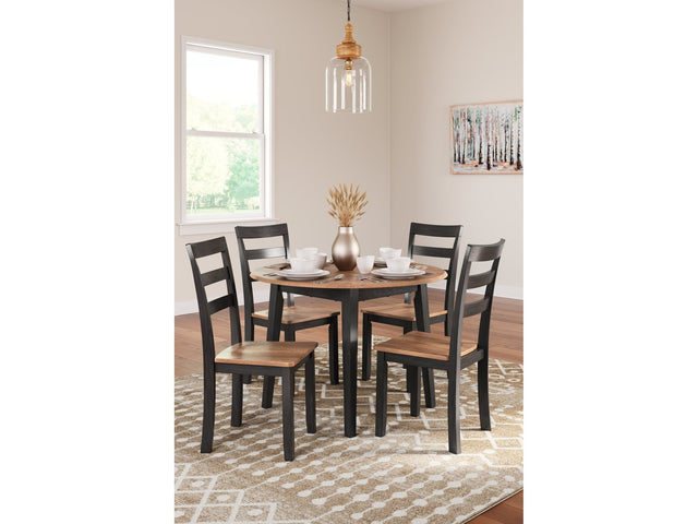 Gesthaven Dining Table and 4 Chairs - Ornate Home