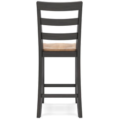 Gesthaven Natural/Brown Counter Height Dining Room Chair (Set of 2) - Ornate Home