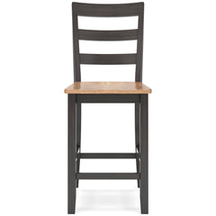 Gesthaven Natural/Brown Counter Height Dining Room Chair (Set of 2) - Ornate Home