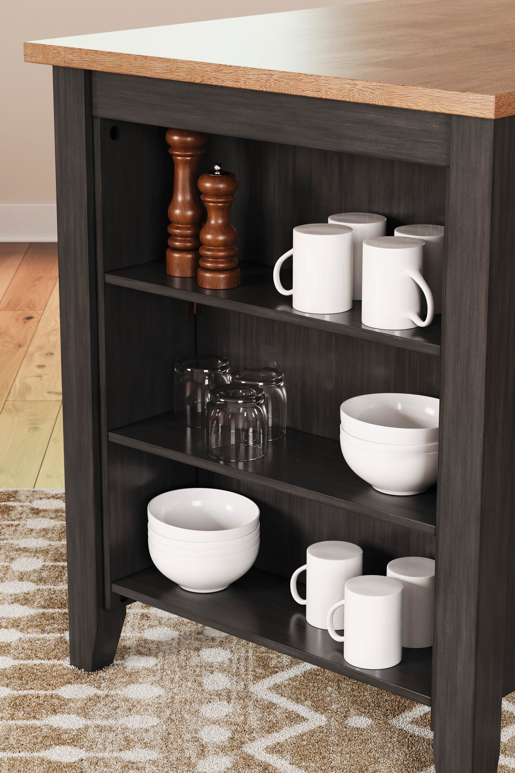 Gesthaven Natural/Brown Counter Height Dining Table - Ornate Home