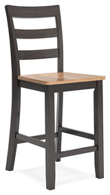 Gesthaven Natural/Brown Counter Height Dining Table and 4 Barstools (Online Special Price) - Ornate Home