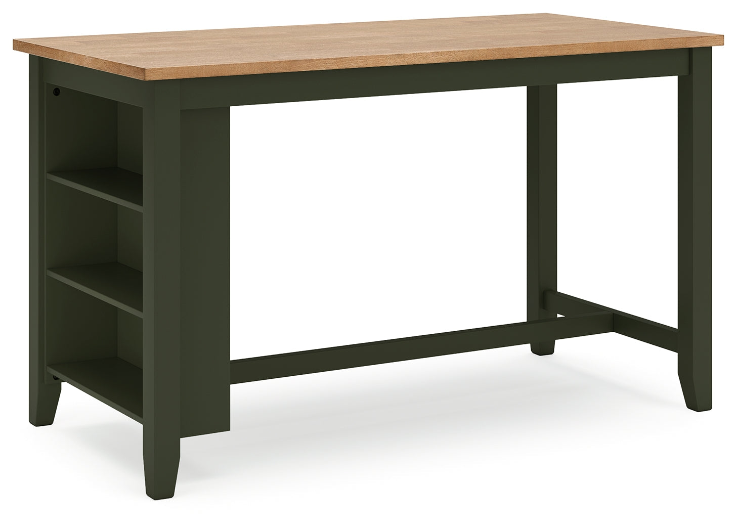 Gesthaven Natural/Green Counter Height Dining Table (Online Special Price) - Ornate Home