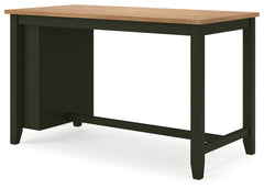 Gesthaven Natural/Green Counter Height Dining Table w/2 Barstools - Ornate Home