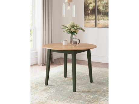 Gesthaven Natural/Green Dining Drop Leaf Table - Ornate Home