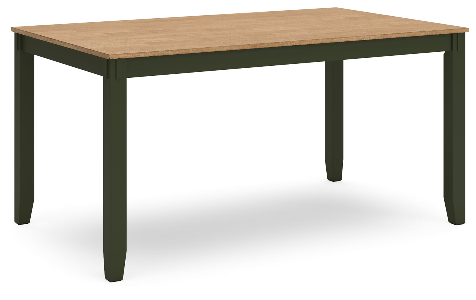 Gesthaven Natural/Green Dining Table with 4 Chairs and Bench (Set of 6) - Ornate Home