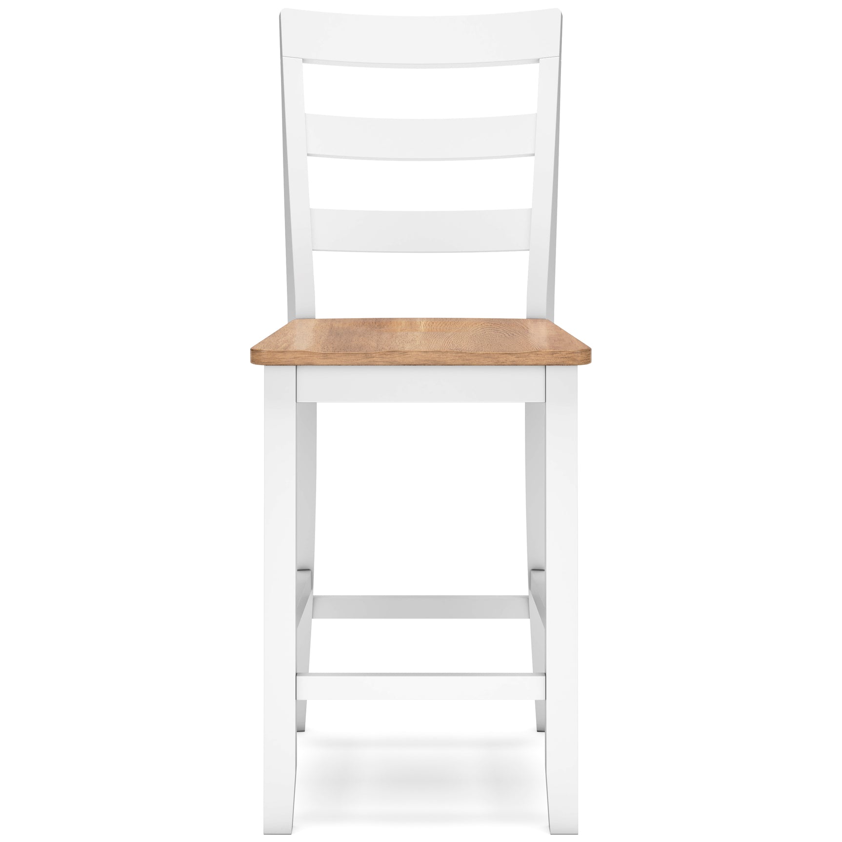 Gesthaven Natural/White Counter Height Dining Room Chair (Set of 2) - Ornate Home