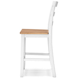 Gesthaven Natural/White Counter Height Dining Room Chair (Set of 2) - Ornate Home