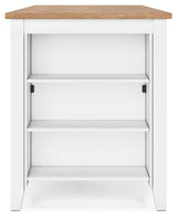 Gesthaven Natural/White Counter Height Dining Table (Online Special Price) - Ornate Home