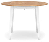 Gesthaven Natural/White Dining Drop Leaf Table (Online Special Price) - Ornate Home