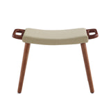 Geta Ottoman in Barley and Antique Walnut - Ornate Home