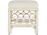 Getaway Nomad Snow/Egret Rattan Stool - Ornate Home