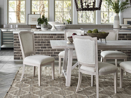 Getaway Sea Oat Upholstered Back Side Chair (Set of 2) - Ornate Home