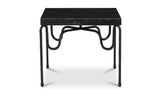 Getty Black Granite Side Table - Ornate Home