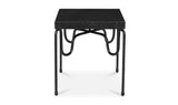 Getty Black Granite Side Table - Ornate Home