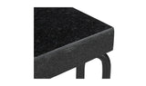 Getty Black Granite Side Table - Ornate Home