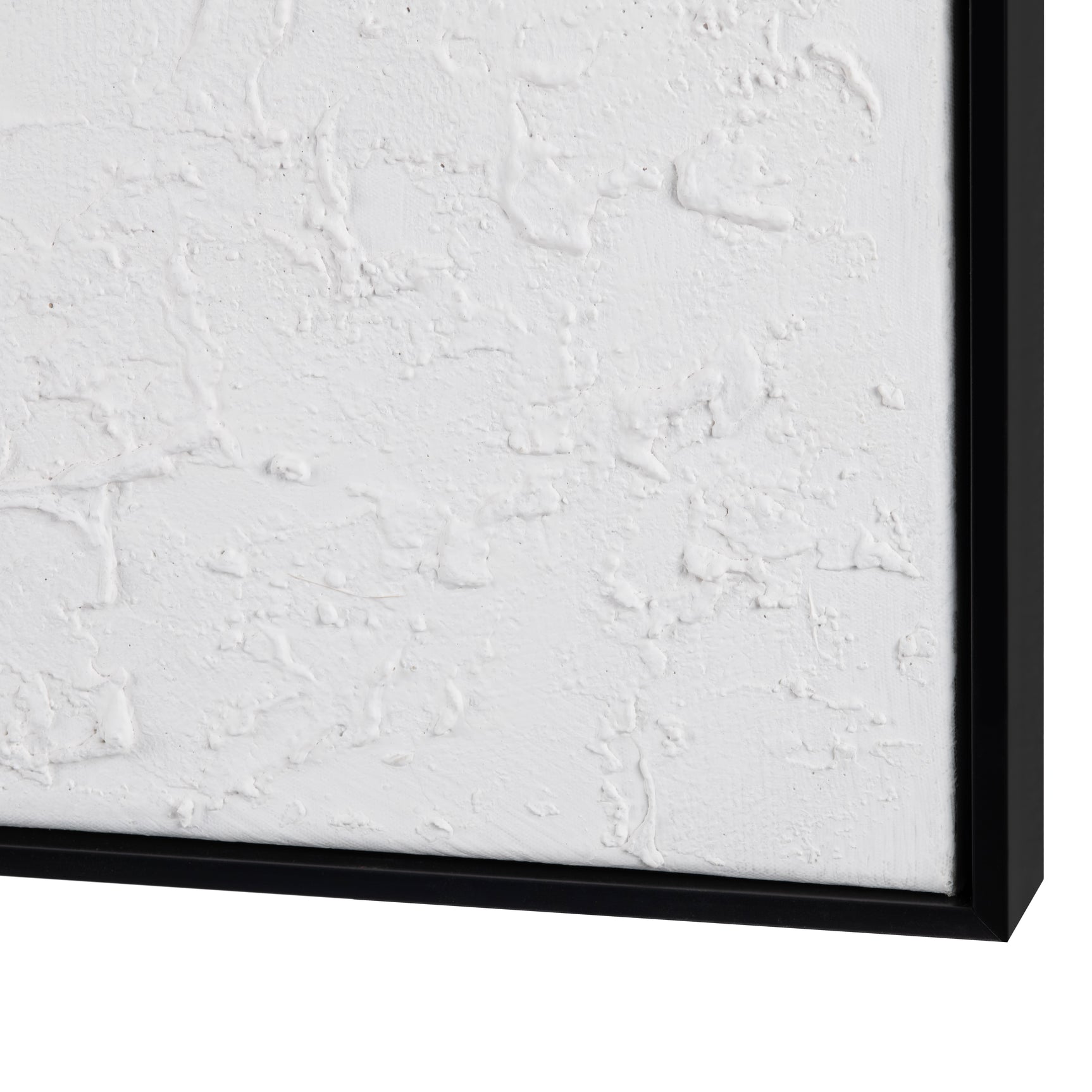 Ghesso White/Black Canvas