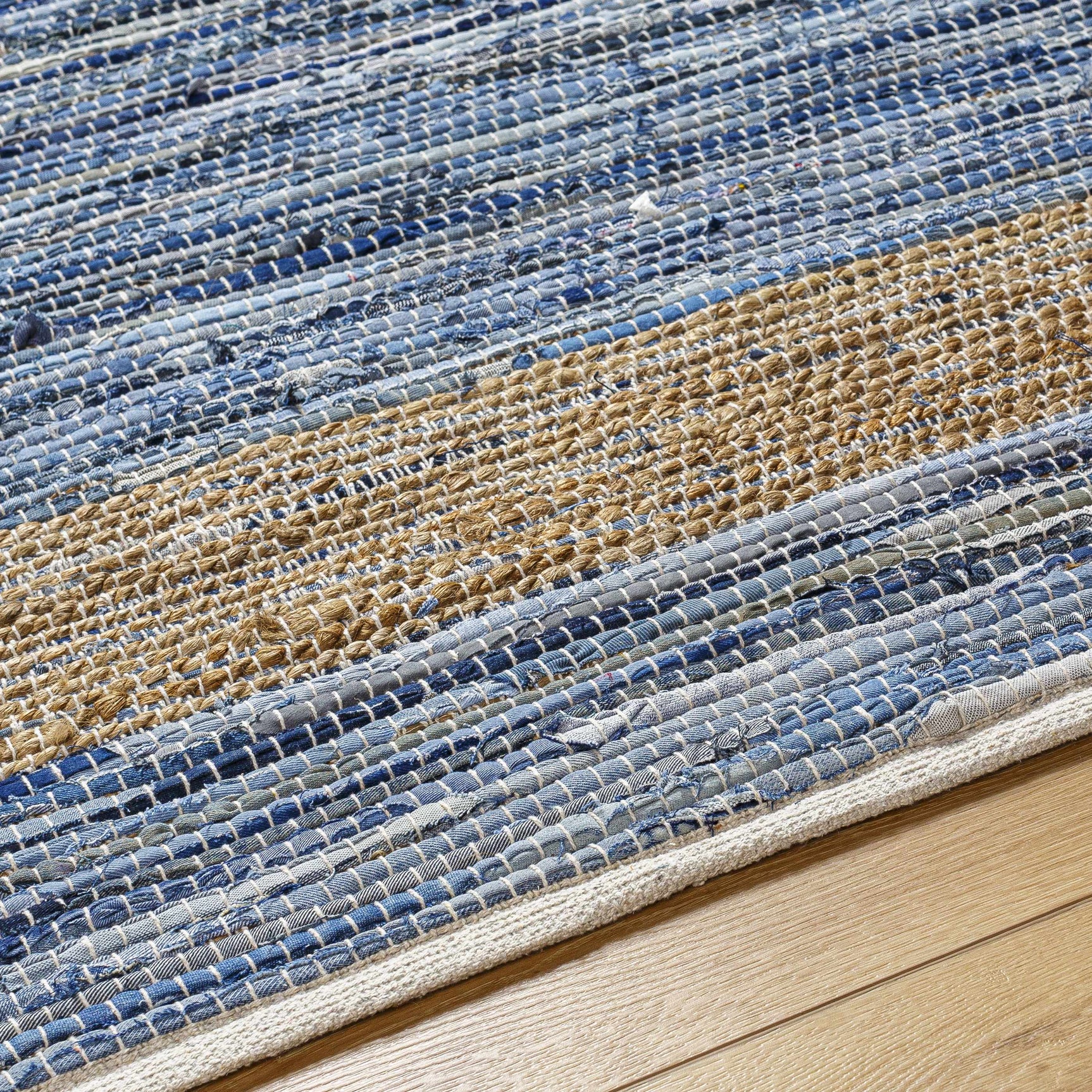 Ghita Recycled Blue Jean Rug - Clearance - Ornate Home
