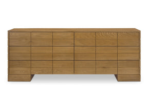 Gia Brown 6 Drawer Dresser - Ornate Home