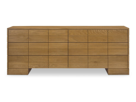 Gia Brown 6 Drawer Dresser - Ornate Home